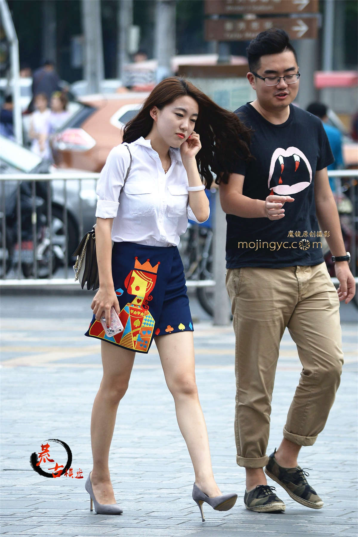 图片[2]-8-3 尖头高跟鞋-日更街拍