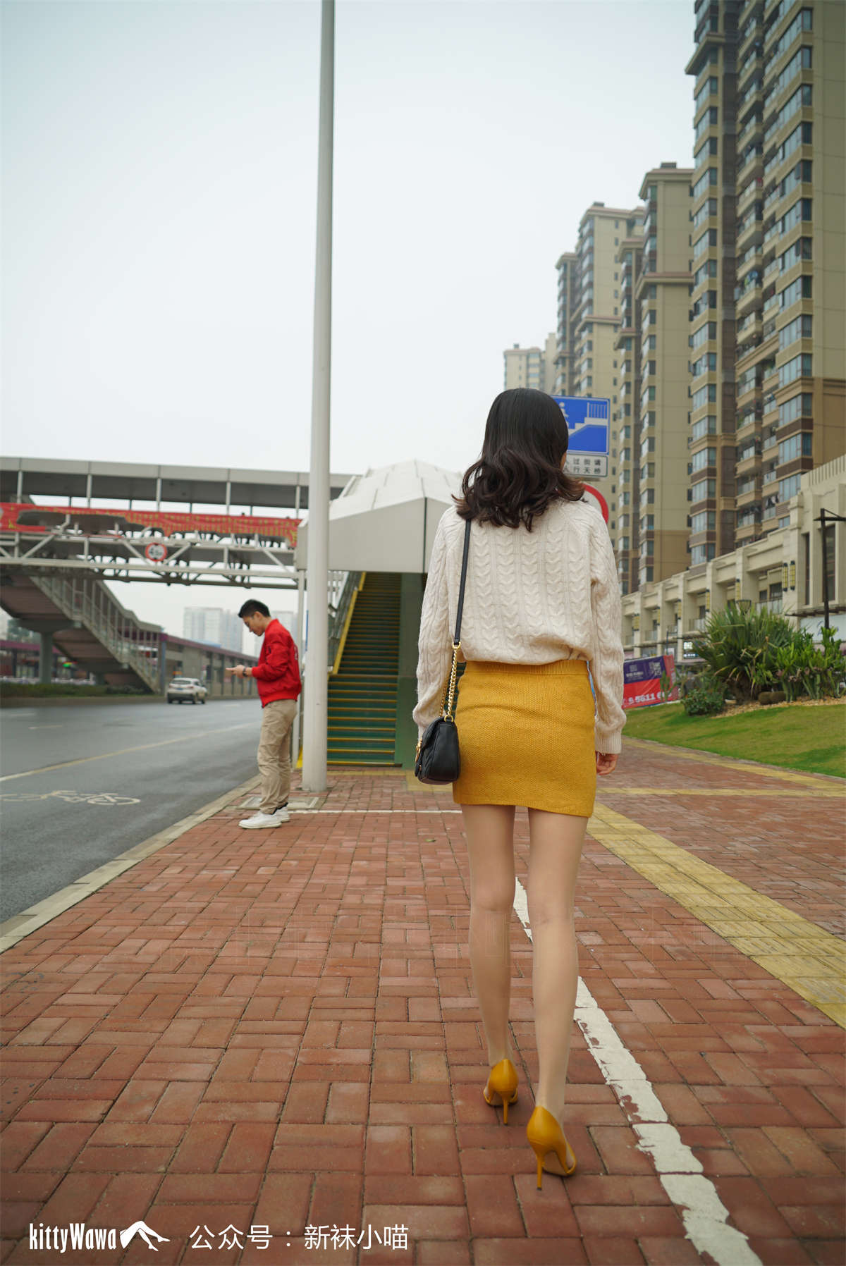 kittyWawa袜小喵故事集 KTS006 公交车追随者-日更街拍