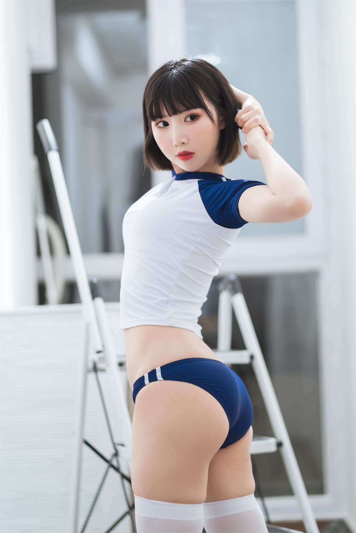 图片[2]-面饼仙儿 NO.106 体操服-日更街拍