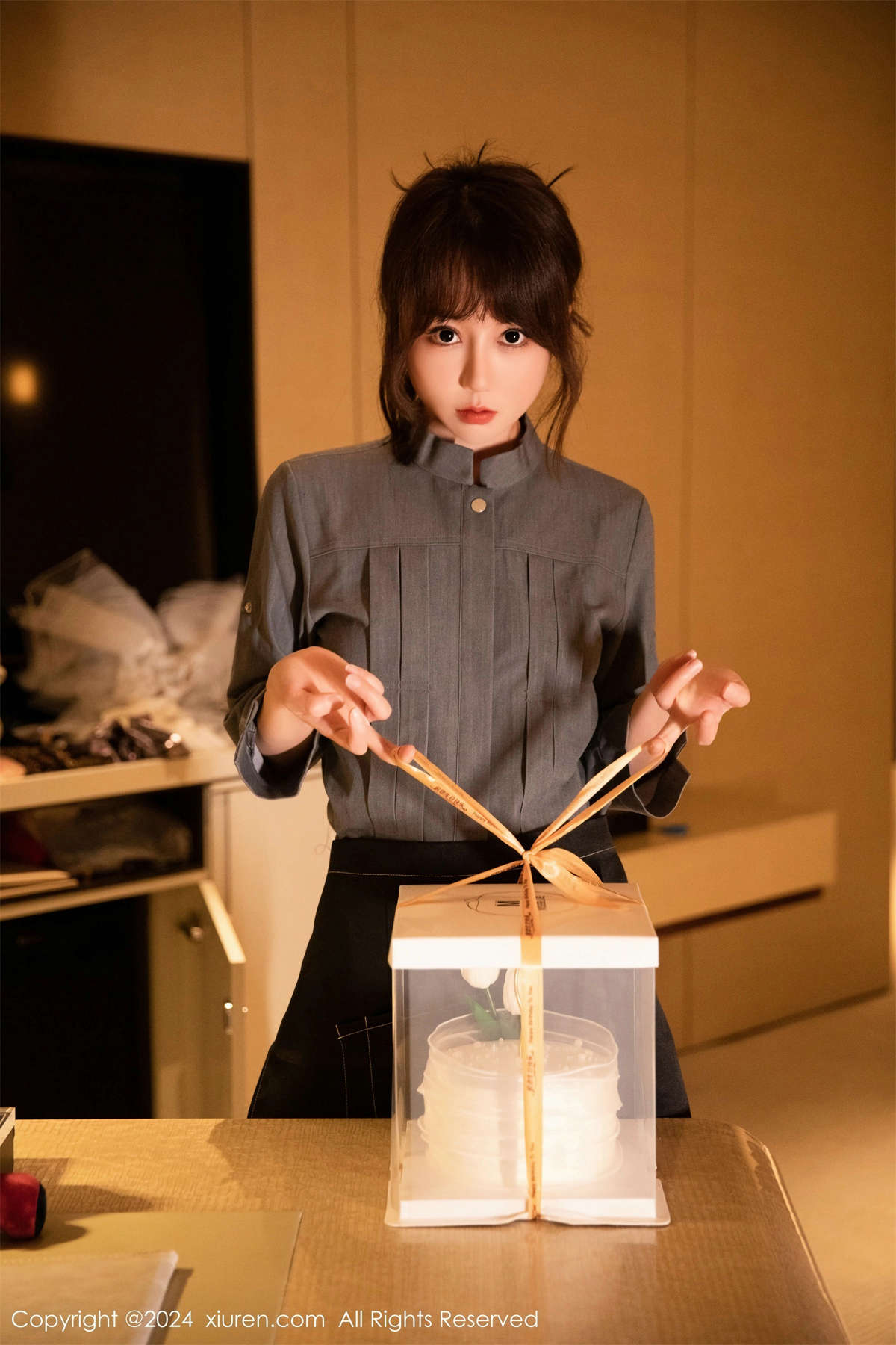 图片[2]-Xiuren秀人网 2024.01.12 No.7953 金tiao-日更街拍