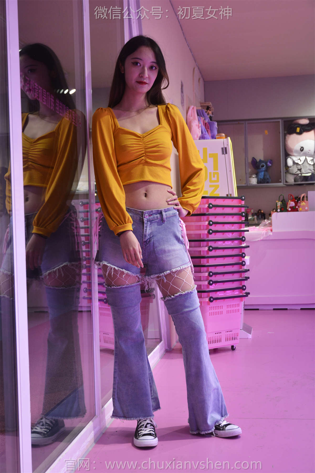 图片[2]-初夏女神 NO.146 依依 邻家女孩-夜游-日更街拍