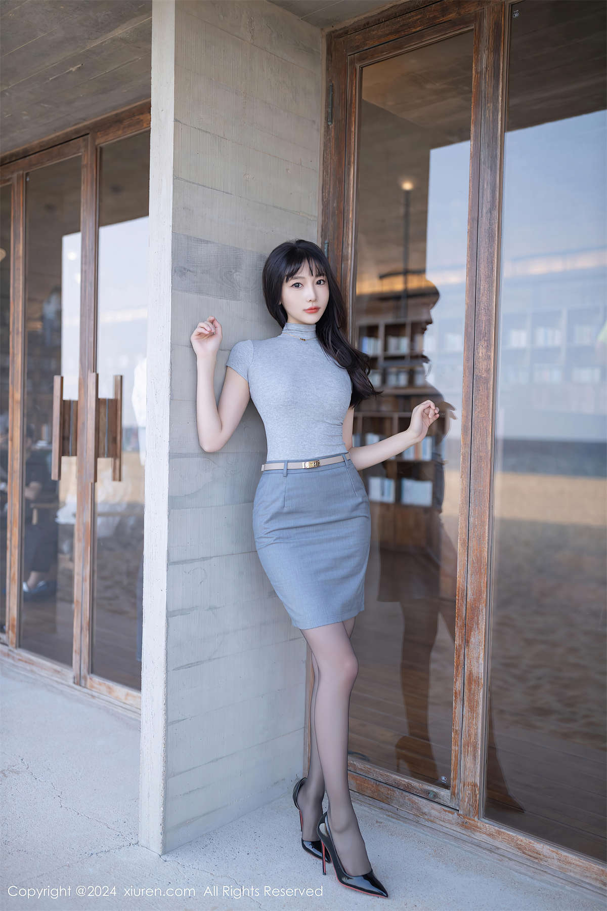 图片[2]-Xiuren秀人网 2024.11.14 NO.9450 陆萱萱-日更街拍