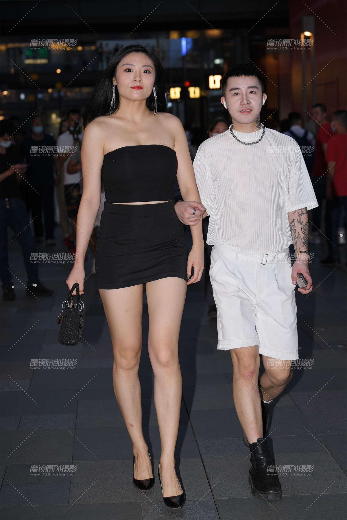 图片[2]-抹胸包臀裙-秋雨-日更街拍