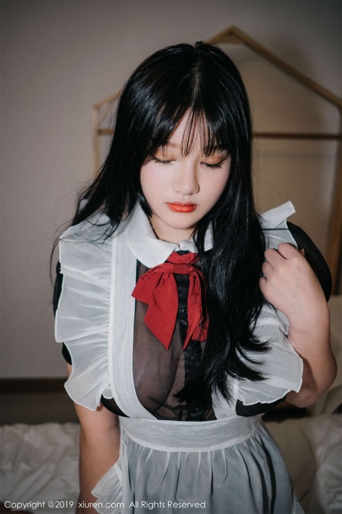 图片[2]-Xiuren秀人网 2019.12.04 NO.1824 小尤奈-日更街拍