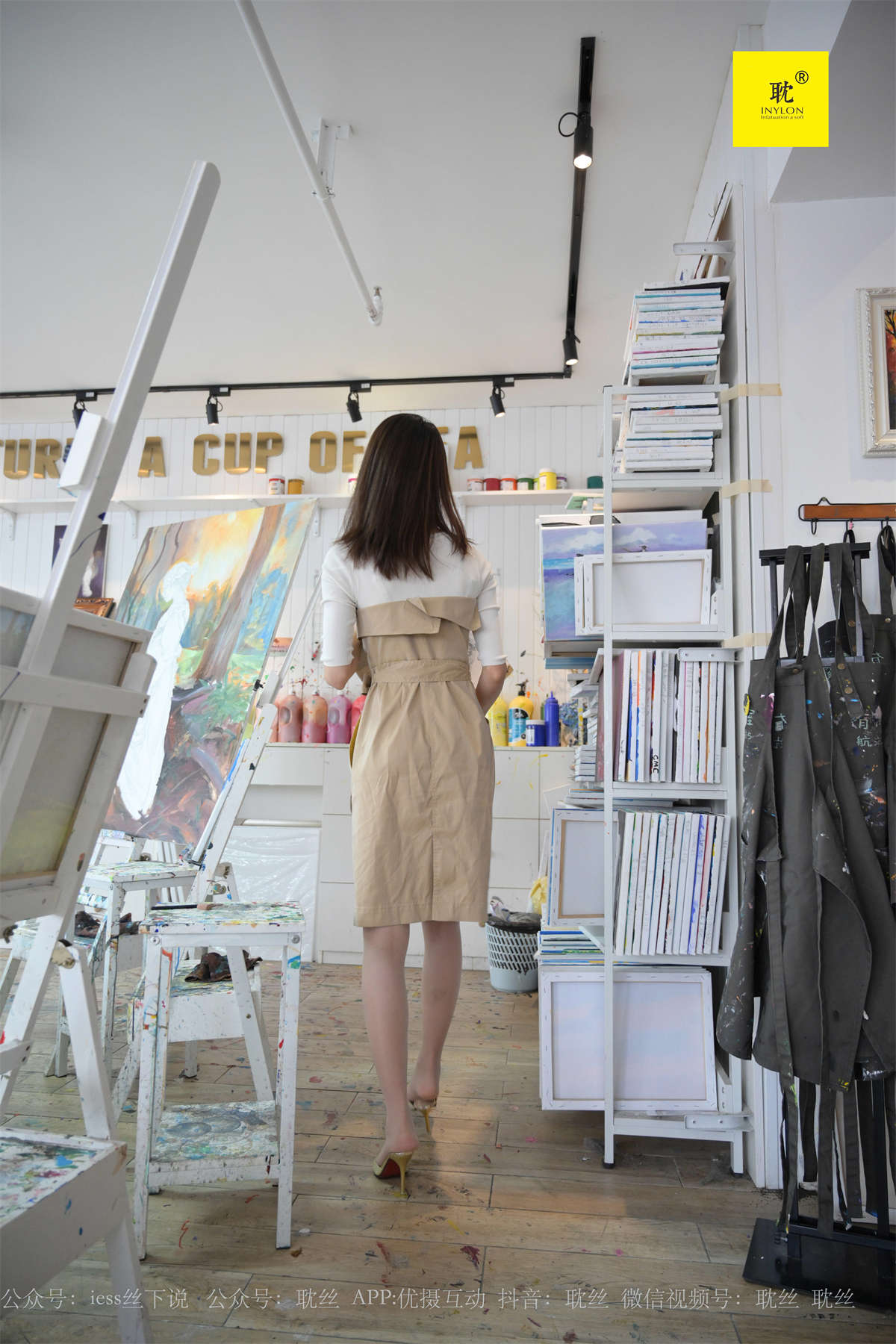 图片[2]-IESS异思趣向028 耽丝第N种幻想之两位插班生的画室风波②-日更街拍