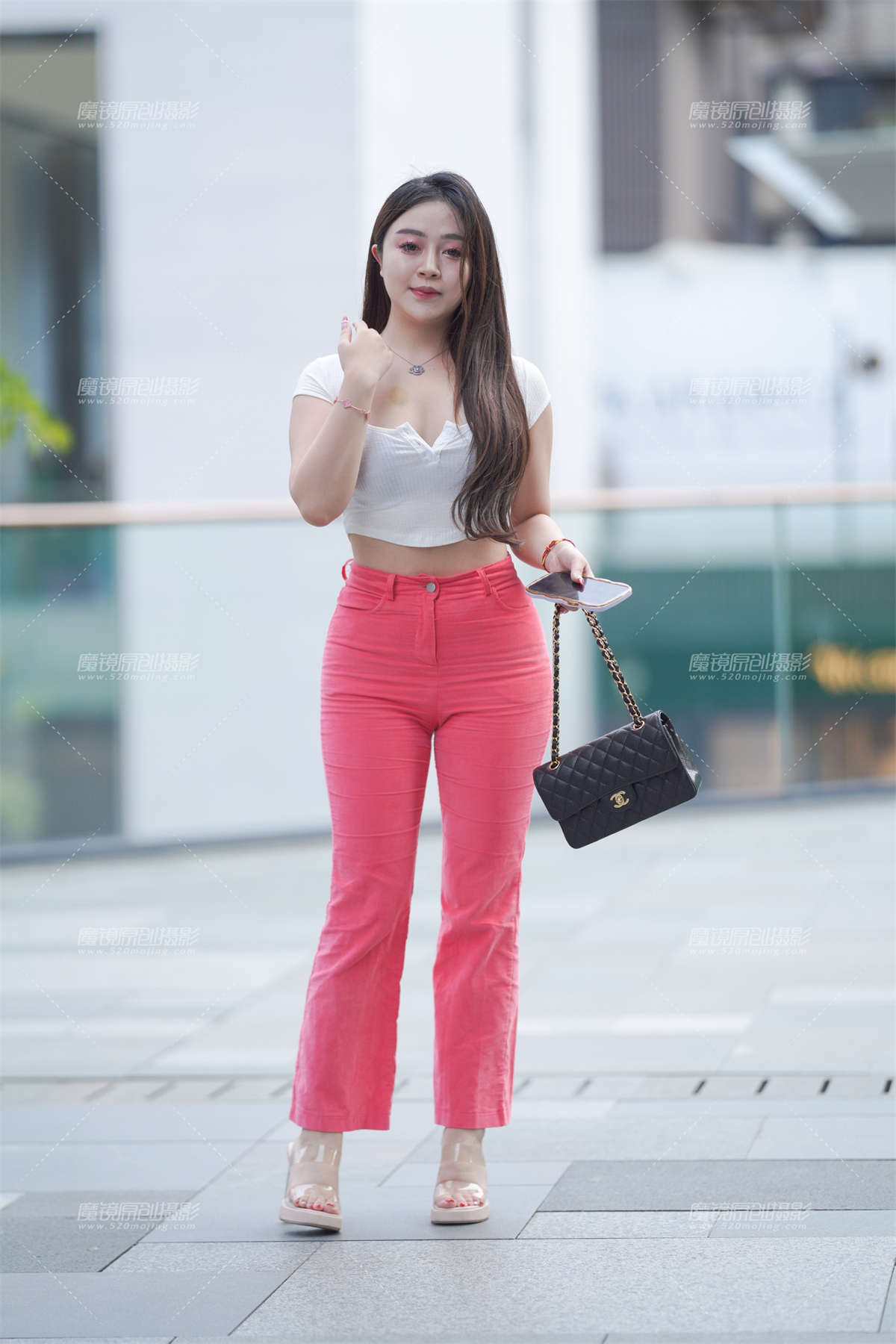 粉红圆润 福相满满-日更街拍