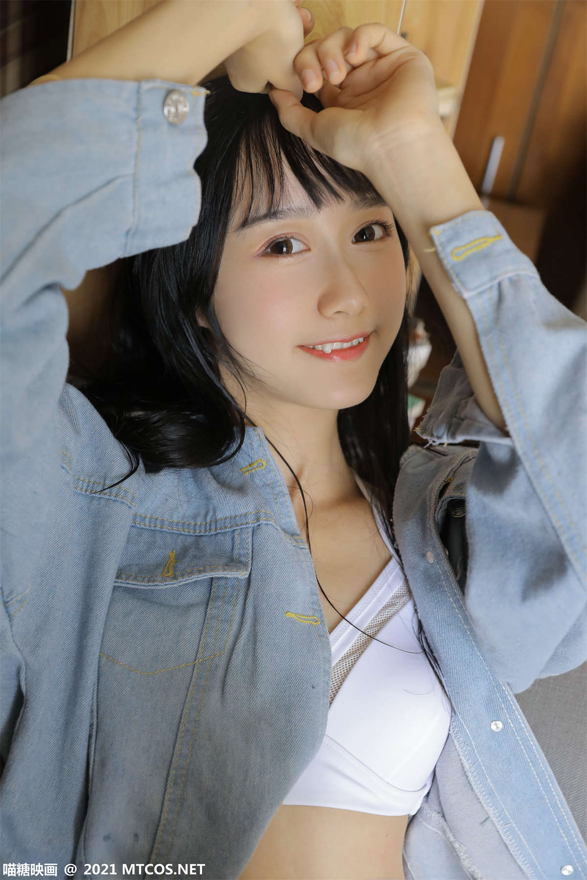 喵糖映画 VOL.363 牛仔小性感-日更街拍