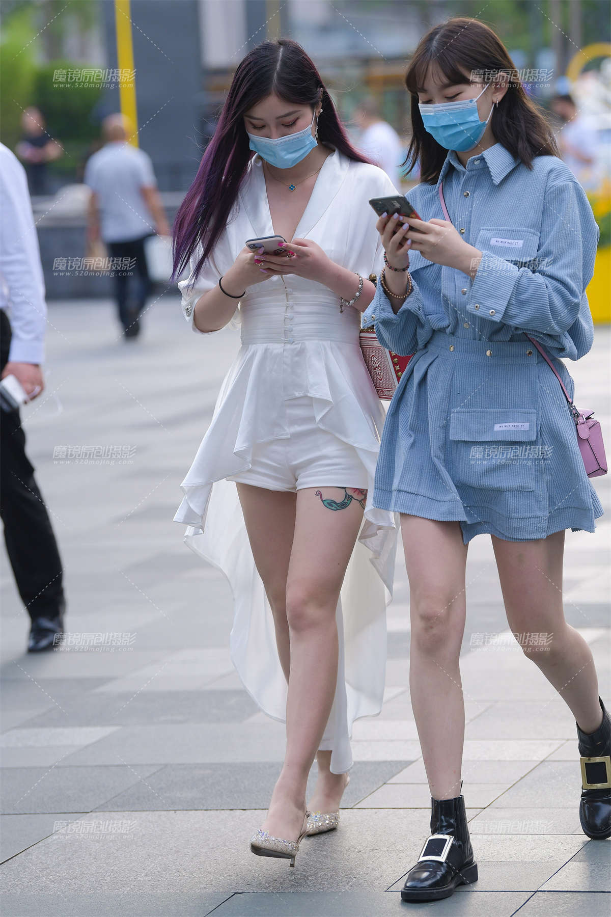 图片[2]-美腿高跟小姐姐-日更街拍