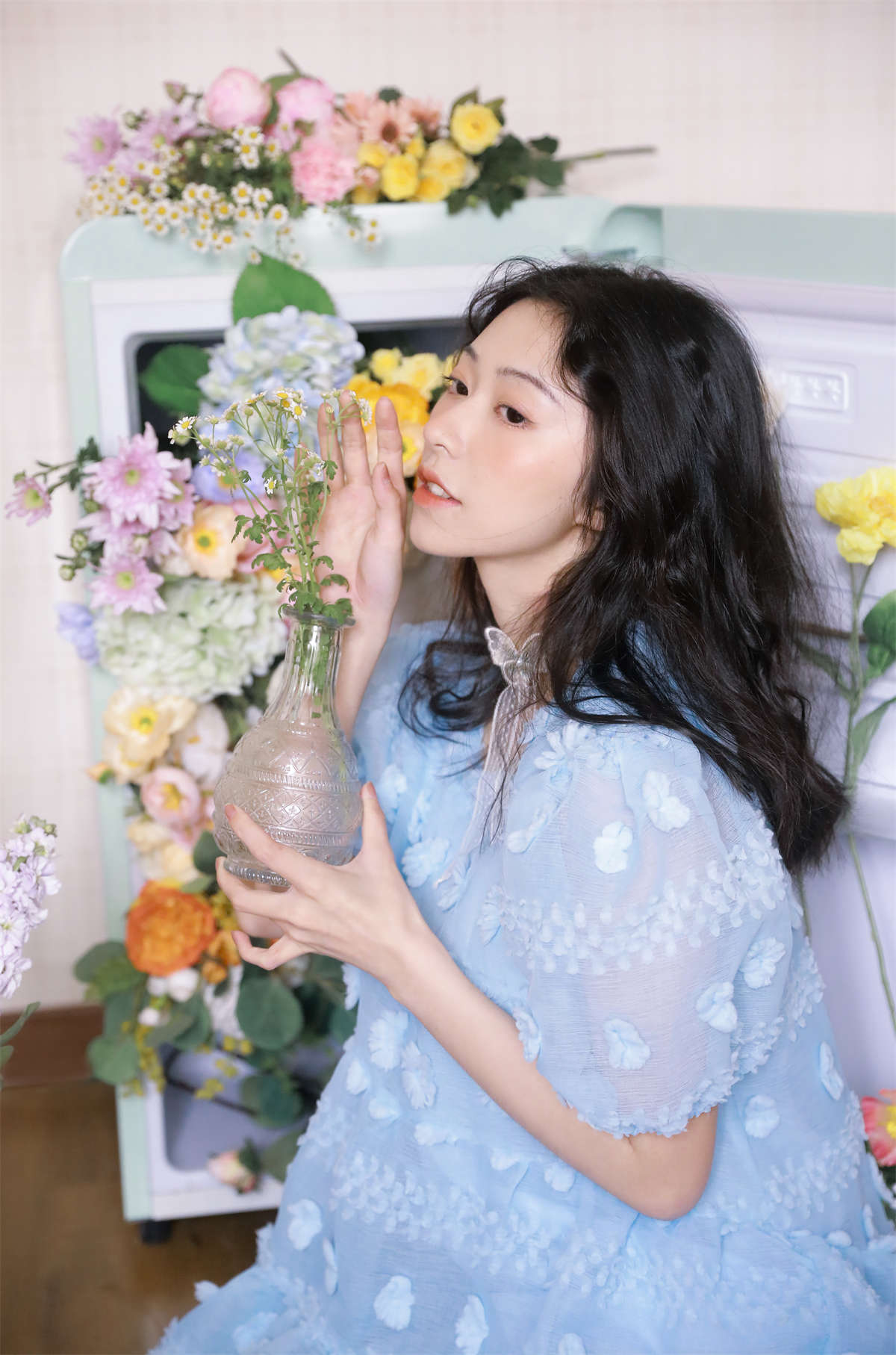 YITUYU艺图语 2022.12.08 冰箱花 粉面姑娘插图1