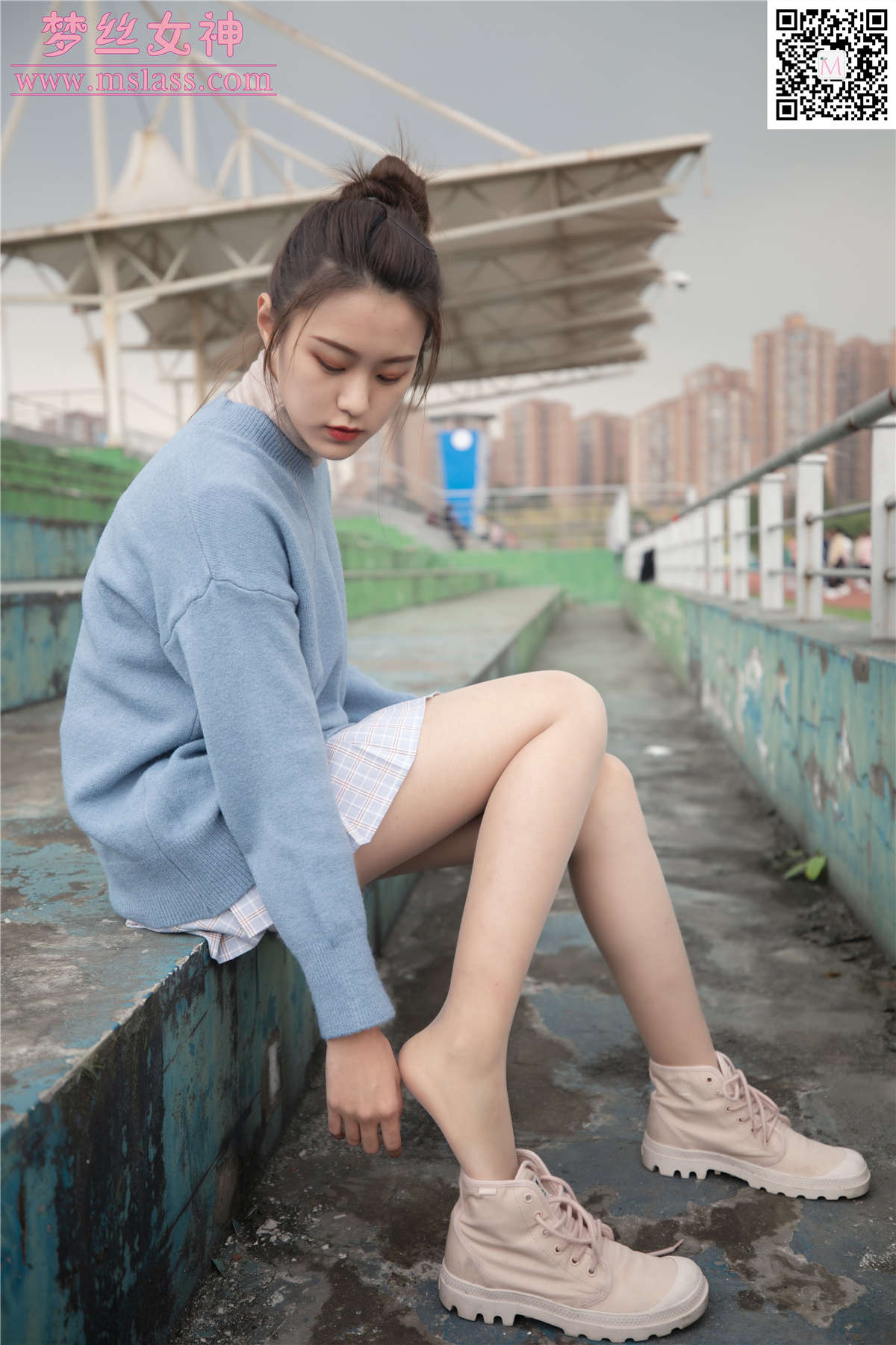 图片[2]-2019.11.29 林可儿 学院风女神-日更街拍