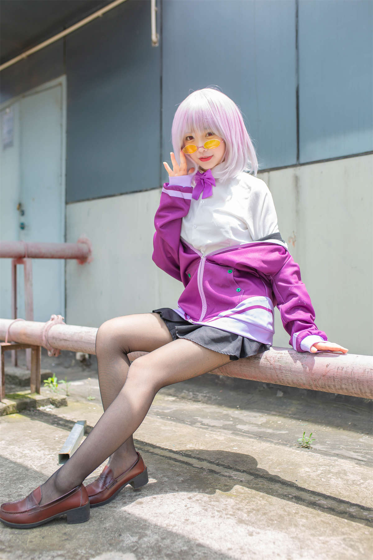 图片[2]-喵糖映画 VOL.365 新条茜COS-日更街拍