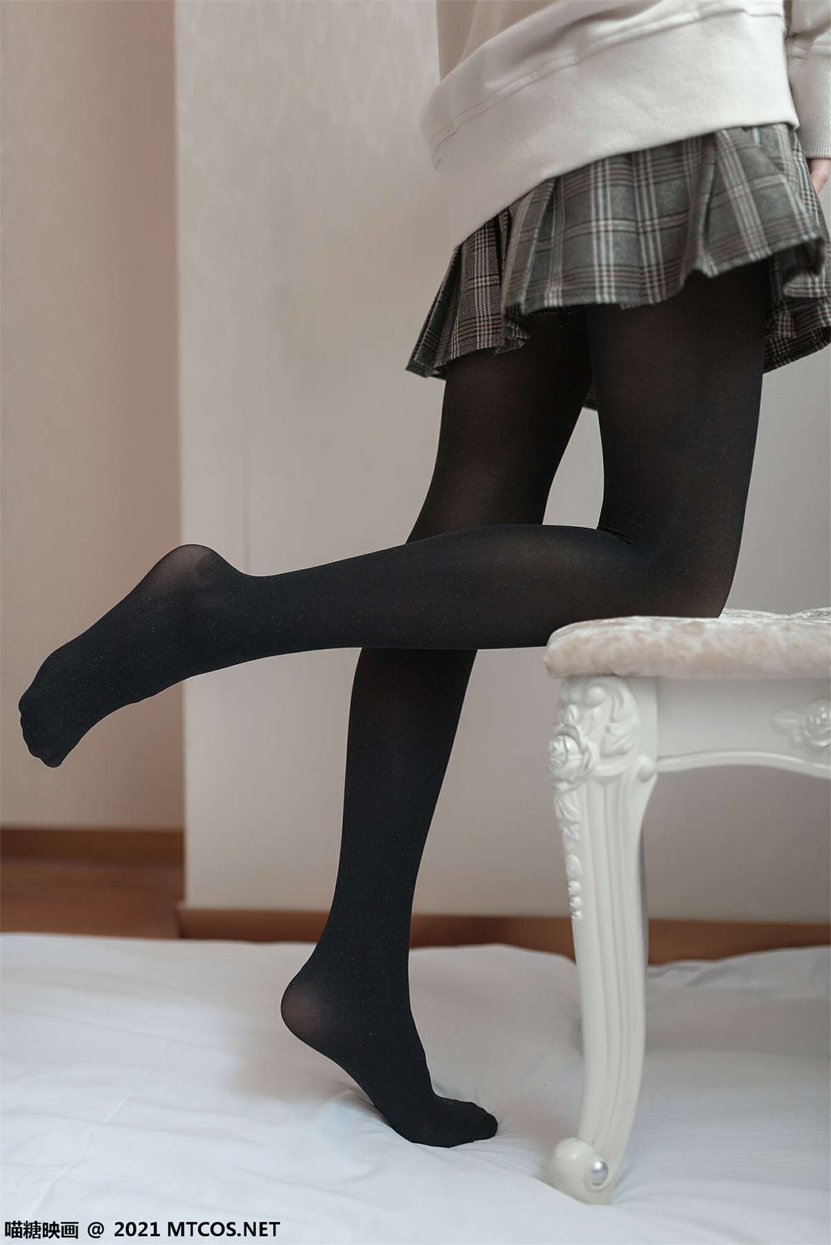 喵糖映画 VOL.367 黑直长-日更街拍