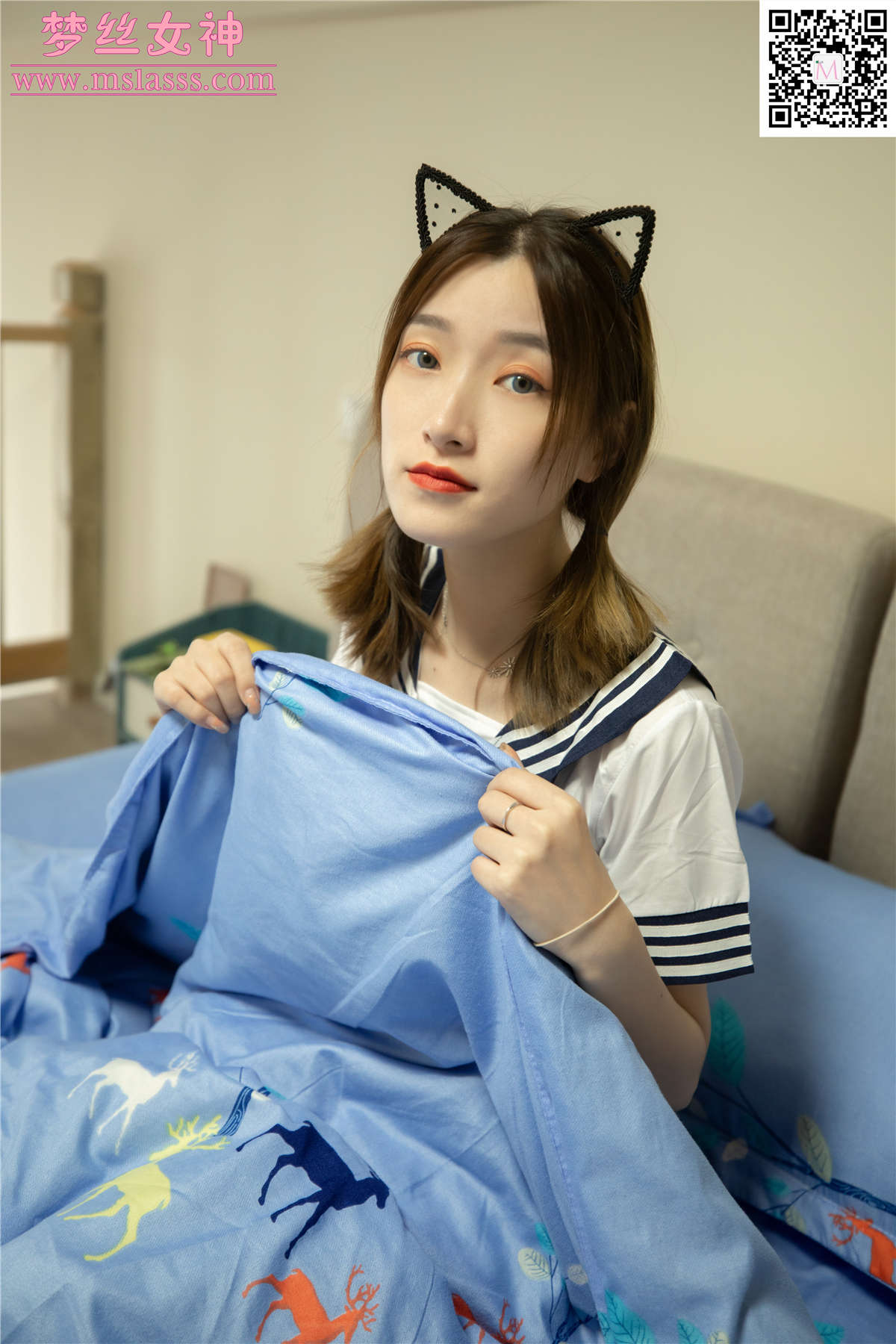 图片[2]-2020.06.09 晓晓5《蕾丝女仆》-日更街拍