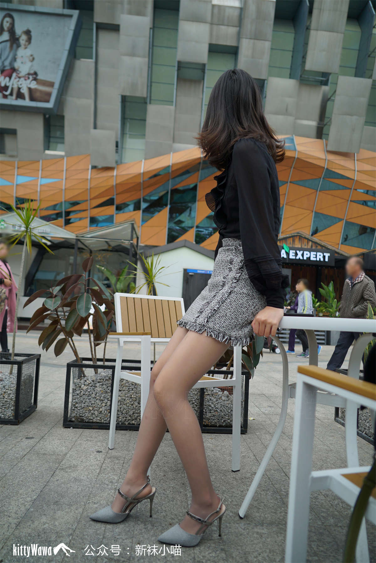 图片[2]-kittyWawa袜小喵 KT089 我的高跟鞋-日更街拍
