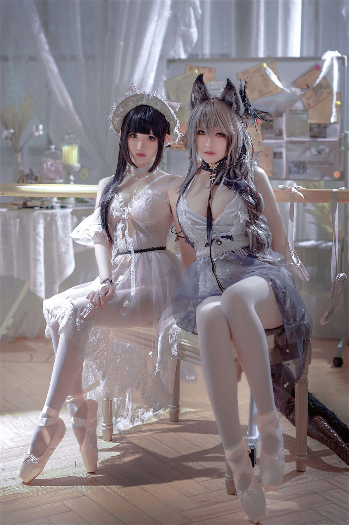 面饼仙儿 NO.131 Arknights 黑x森蚺バレエ-日更街拍