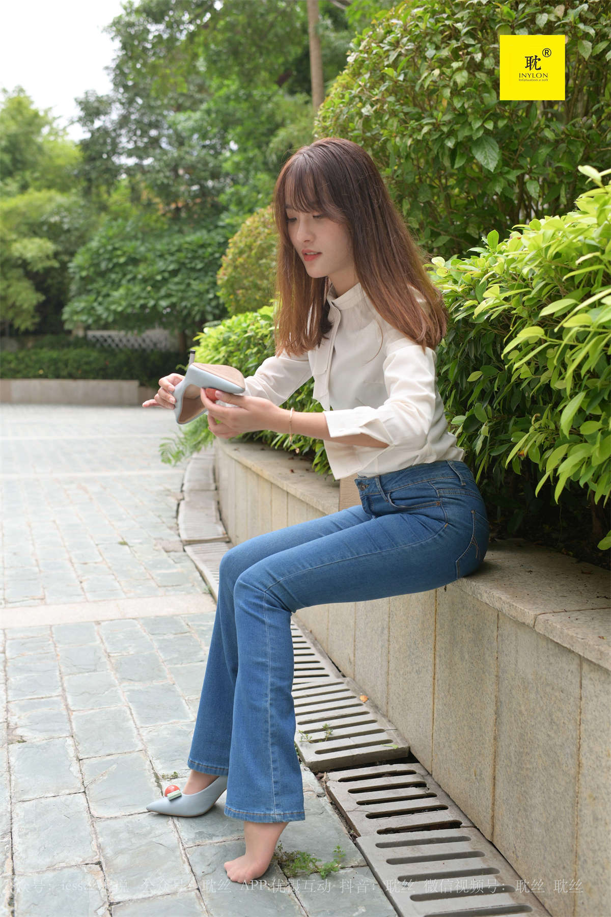 图片[2]-IESS异思趣向039 耽丝第N种幻想之婉萍的一天③-日更街拍