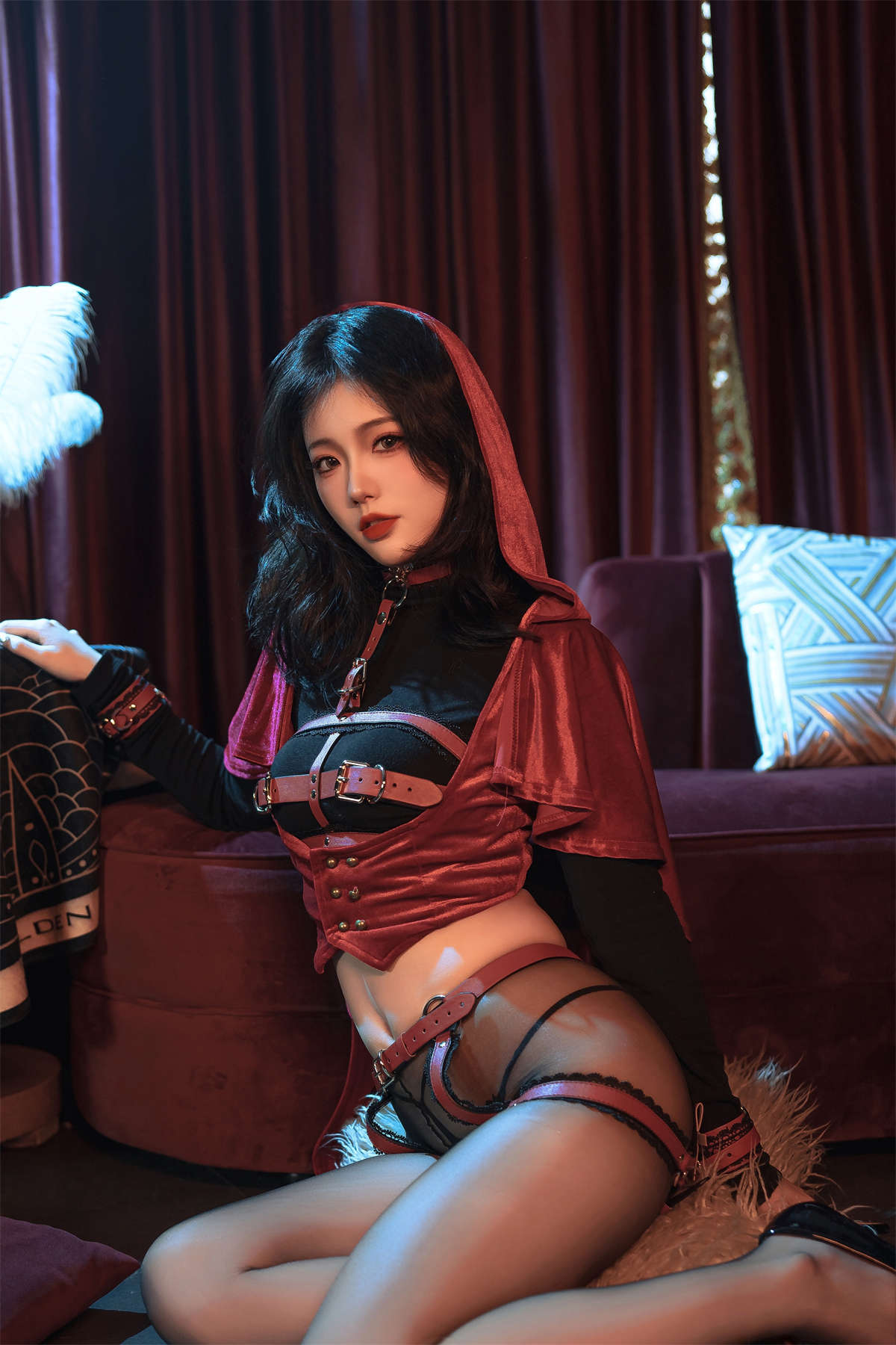 图片[2]-桃良阿宅 小红帽-日更街拍