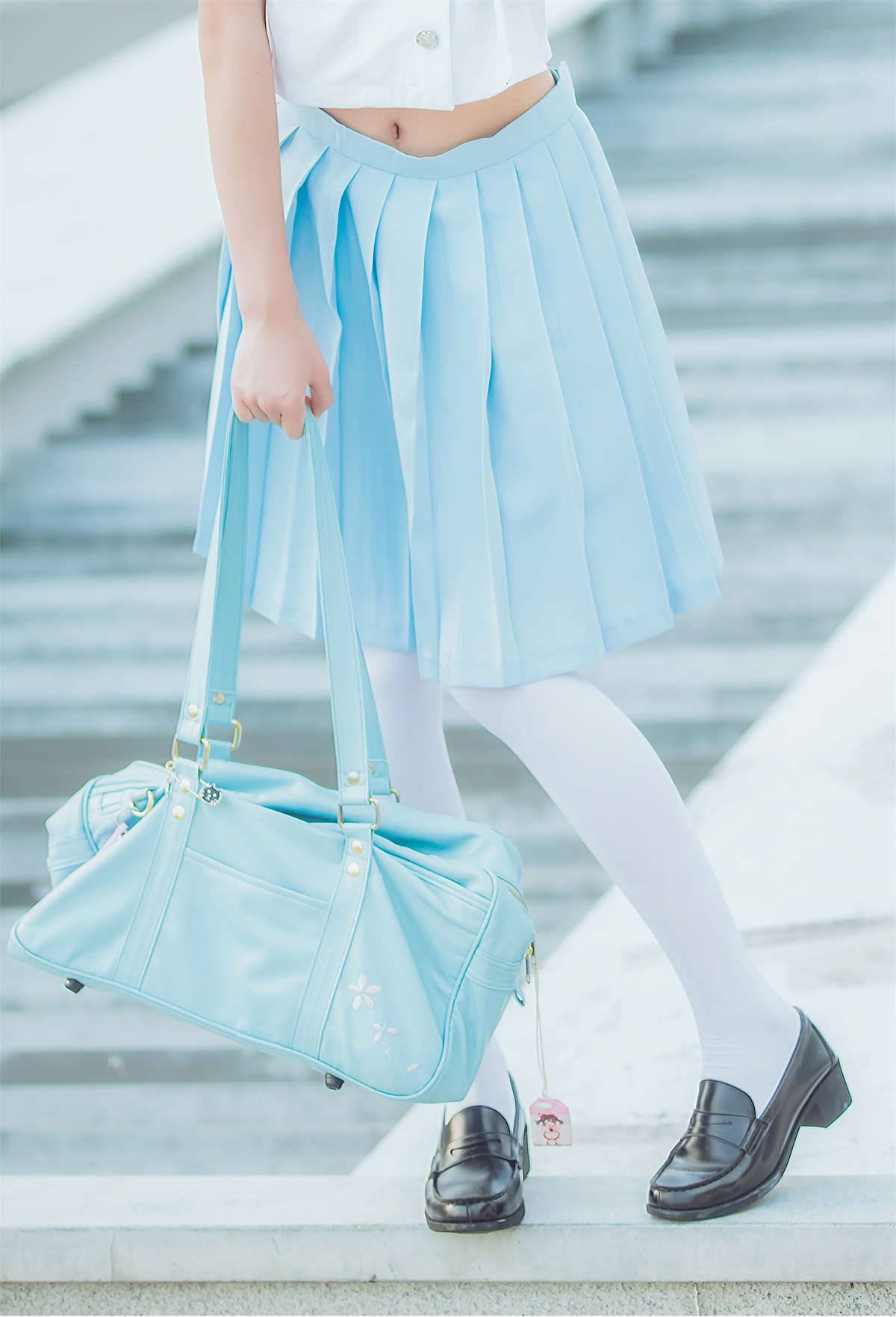 图片[2]-喵糖映画 VOL.374 女子高生-日更街拍