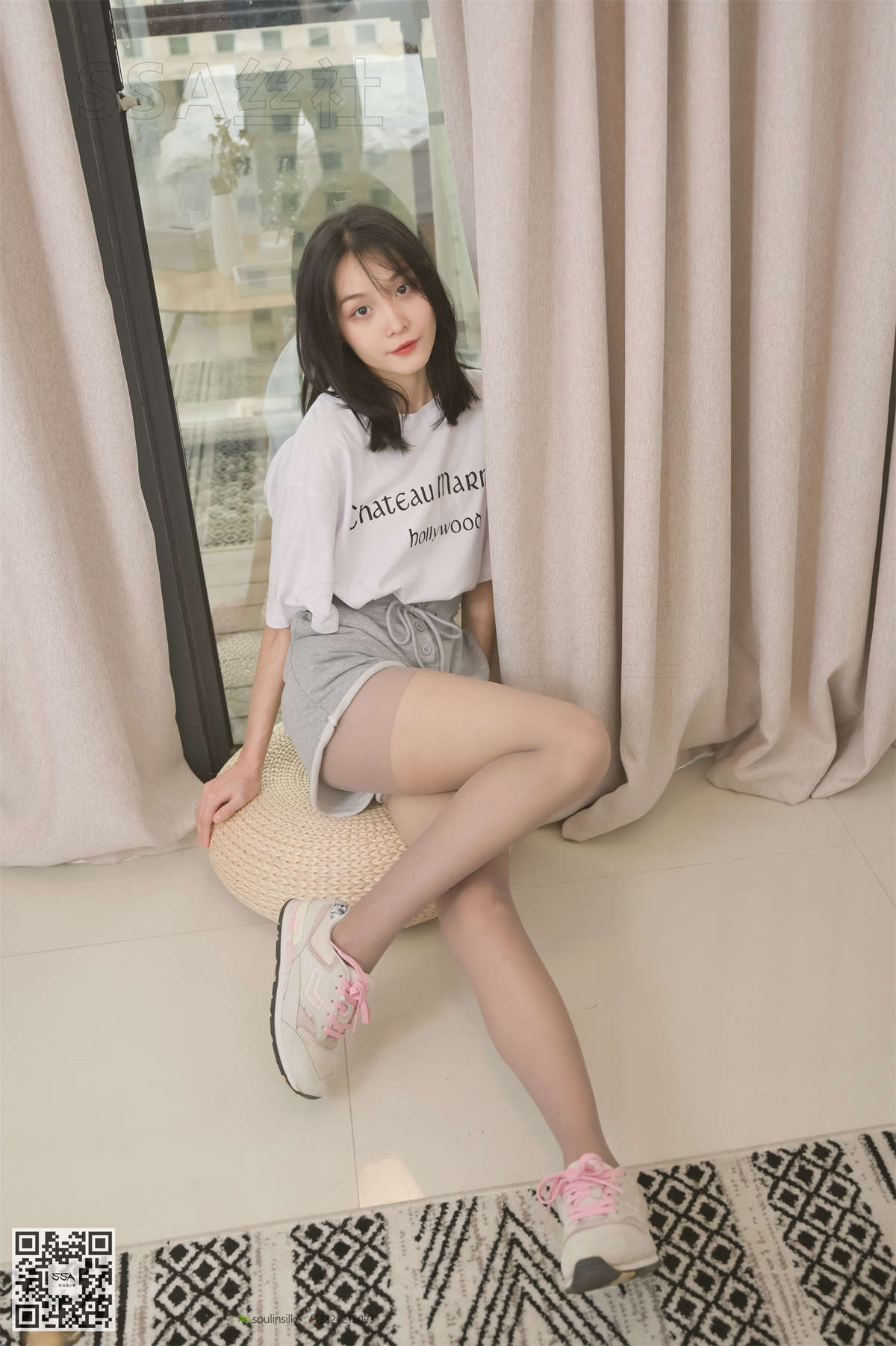 图片[2]-SSA丝社 NO.103 丽萍 腿模丽萍，每个角度都有不一样的她-日更街拍