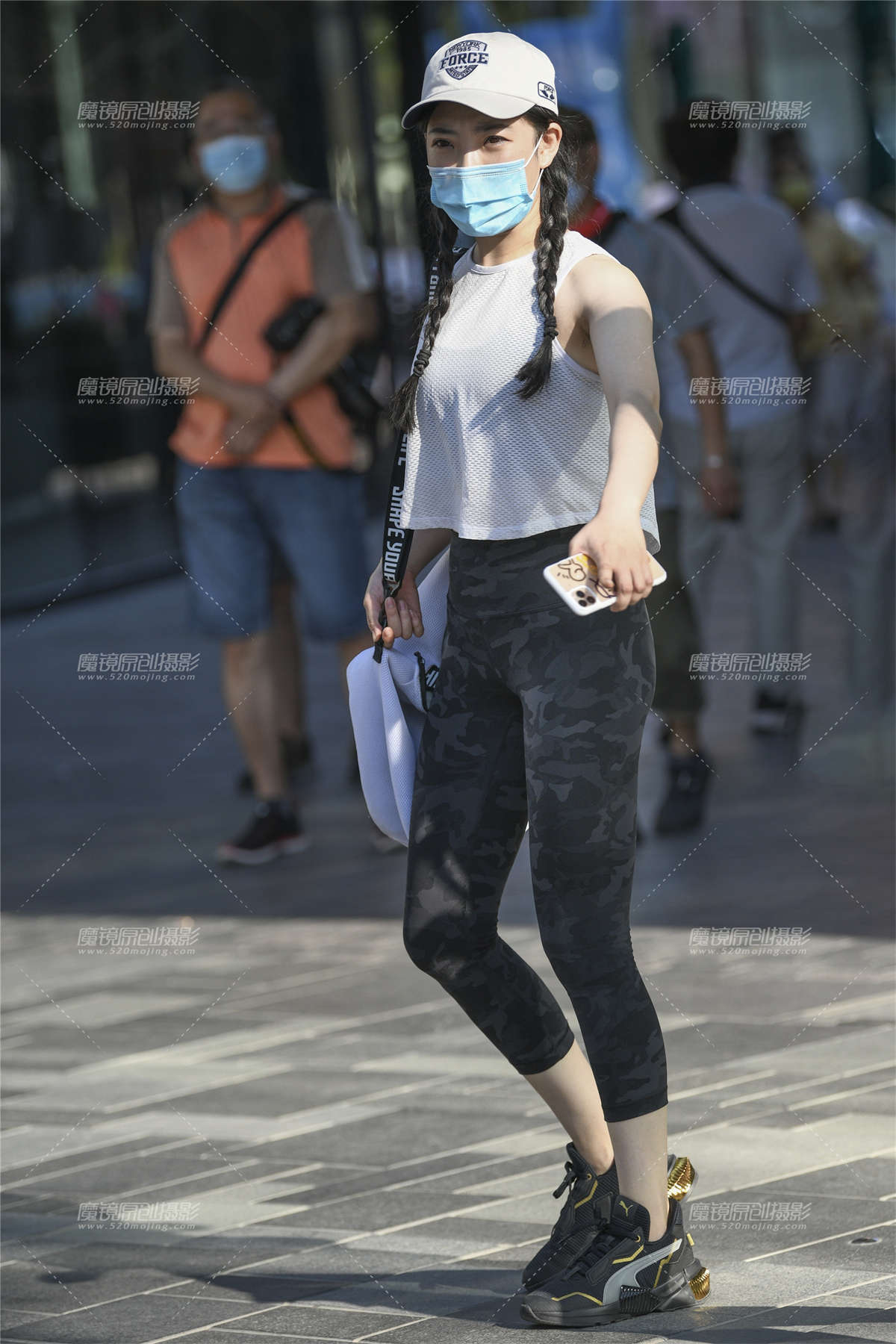 健美小妹-日更街拍