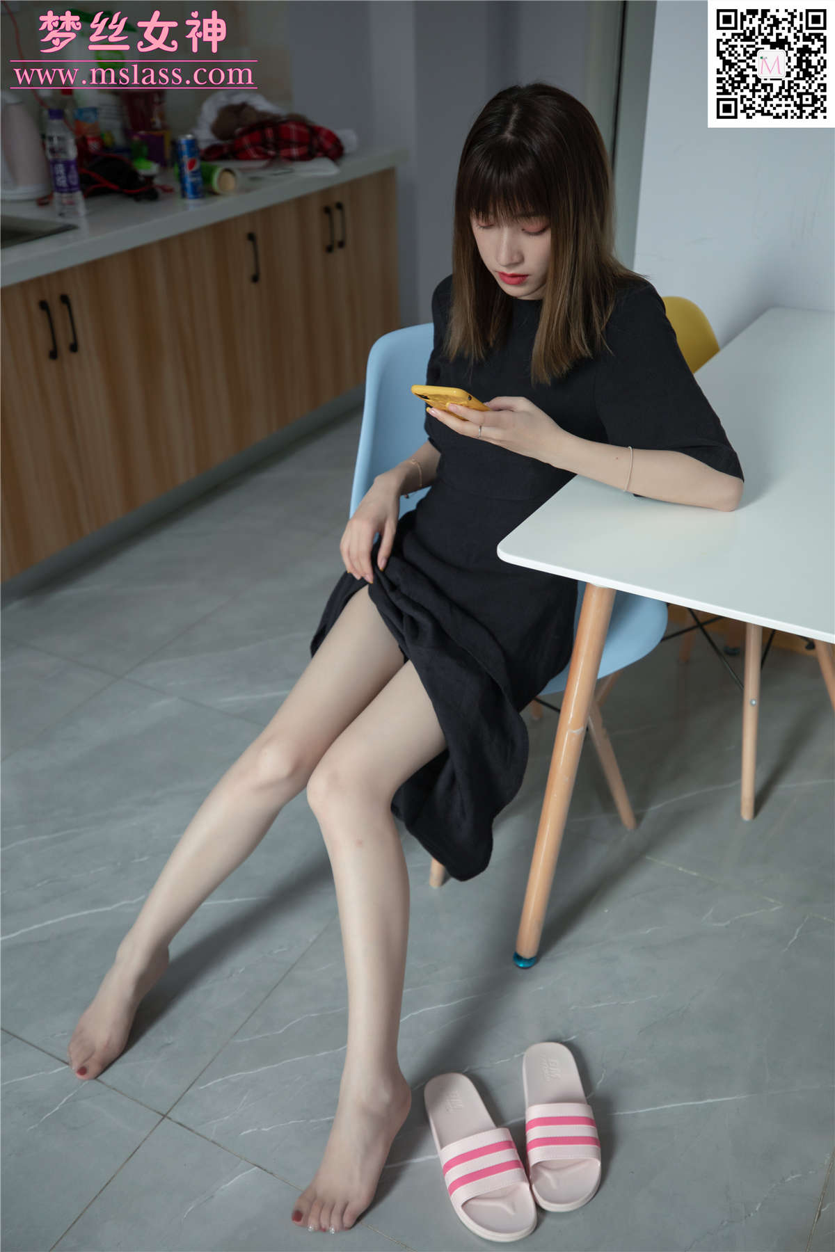 图片[2]-2020.06.18 晓晓6《黑衣少女》-日更街拍