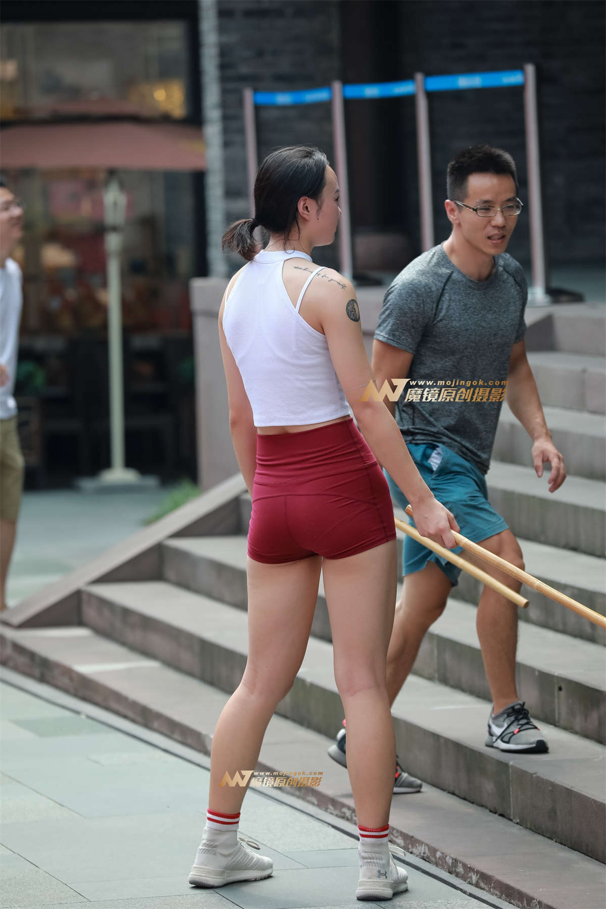 图片[2]-【凯恩赛帖】健身短裤-日更街拍