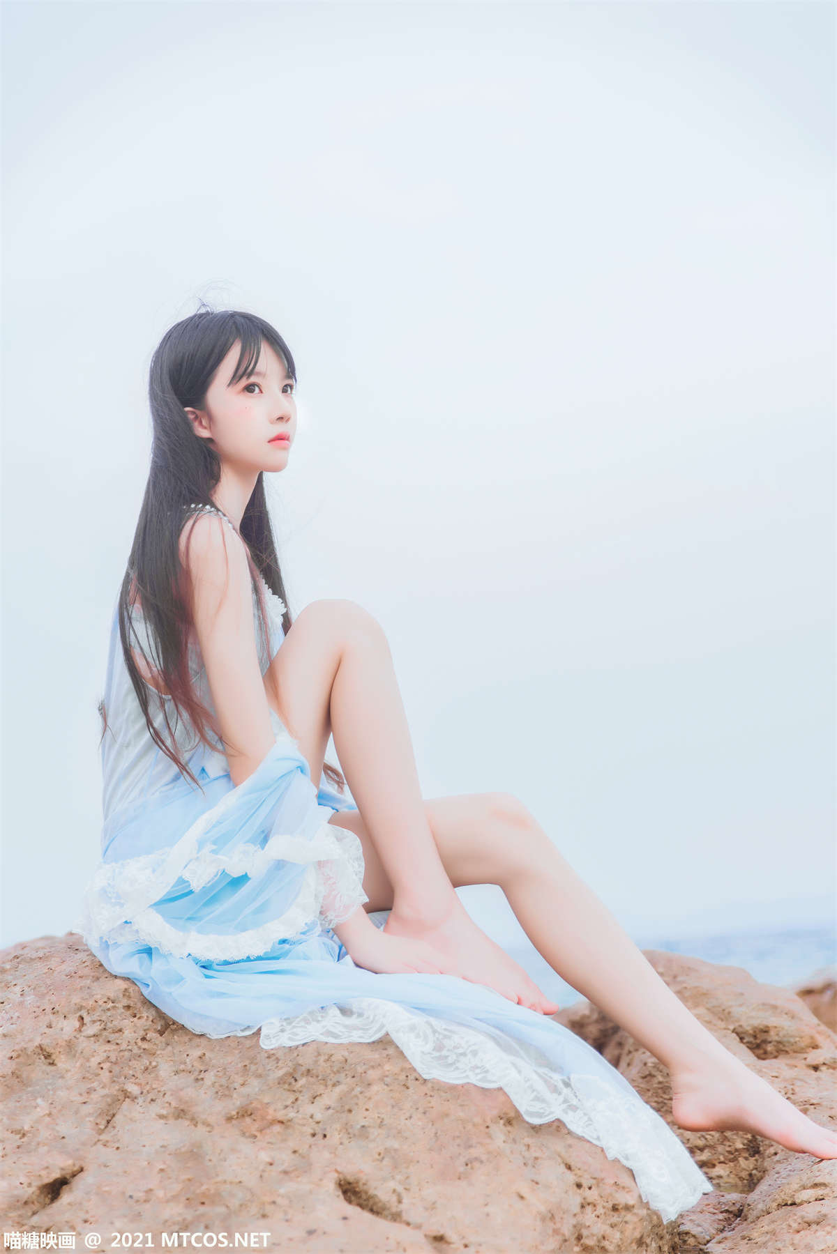 喵糖映画 VOL.380 海边长裙-日更街拍