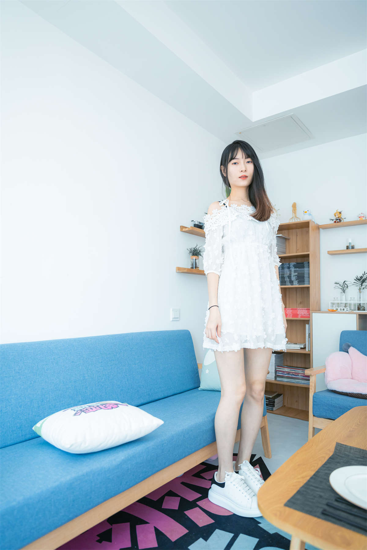 图片[2]-物恋传媒 NO.827 猫耳-白色恋爱花-日更街拍