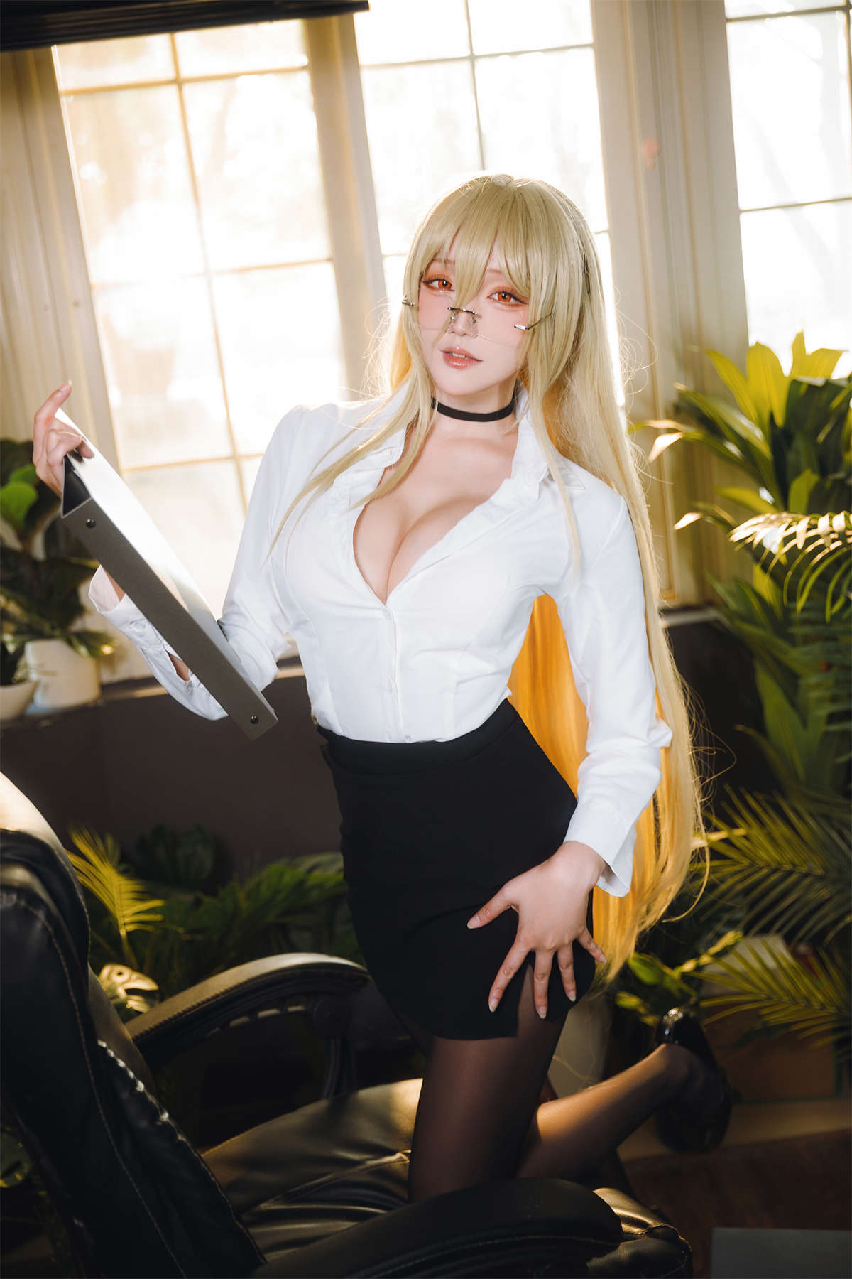 图片[2]-微博知名coser瓜希酱 虹色-日更街拍