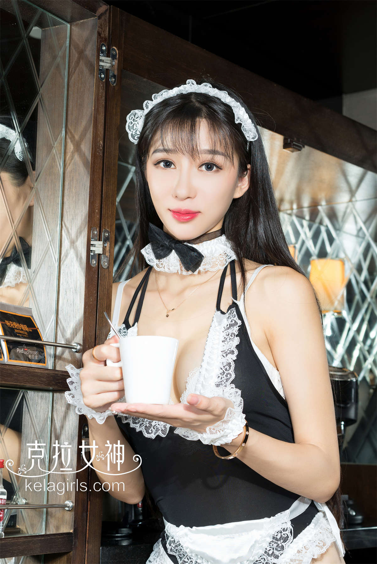 Kelagirls克拉女神 2017.05.26 吴倩倩 诱人の女仆娃娃-日更街拍