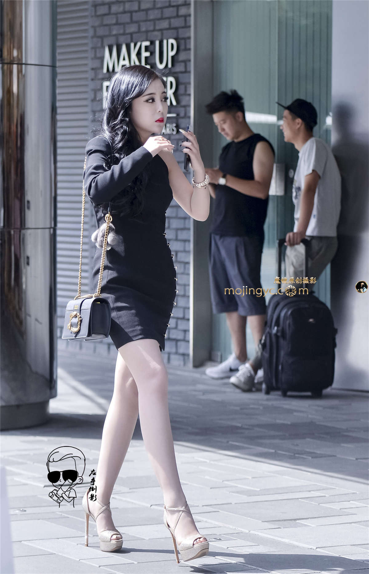 妩媚性感魅力美女-日更街拍