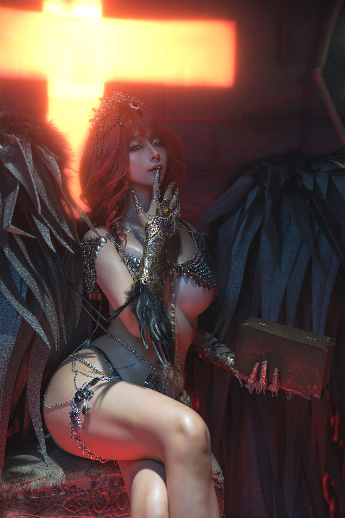 图片[2]-知名动漫博主-蠢沫沫 黑天使-日更街拍