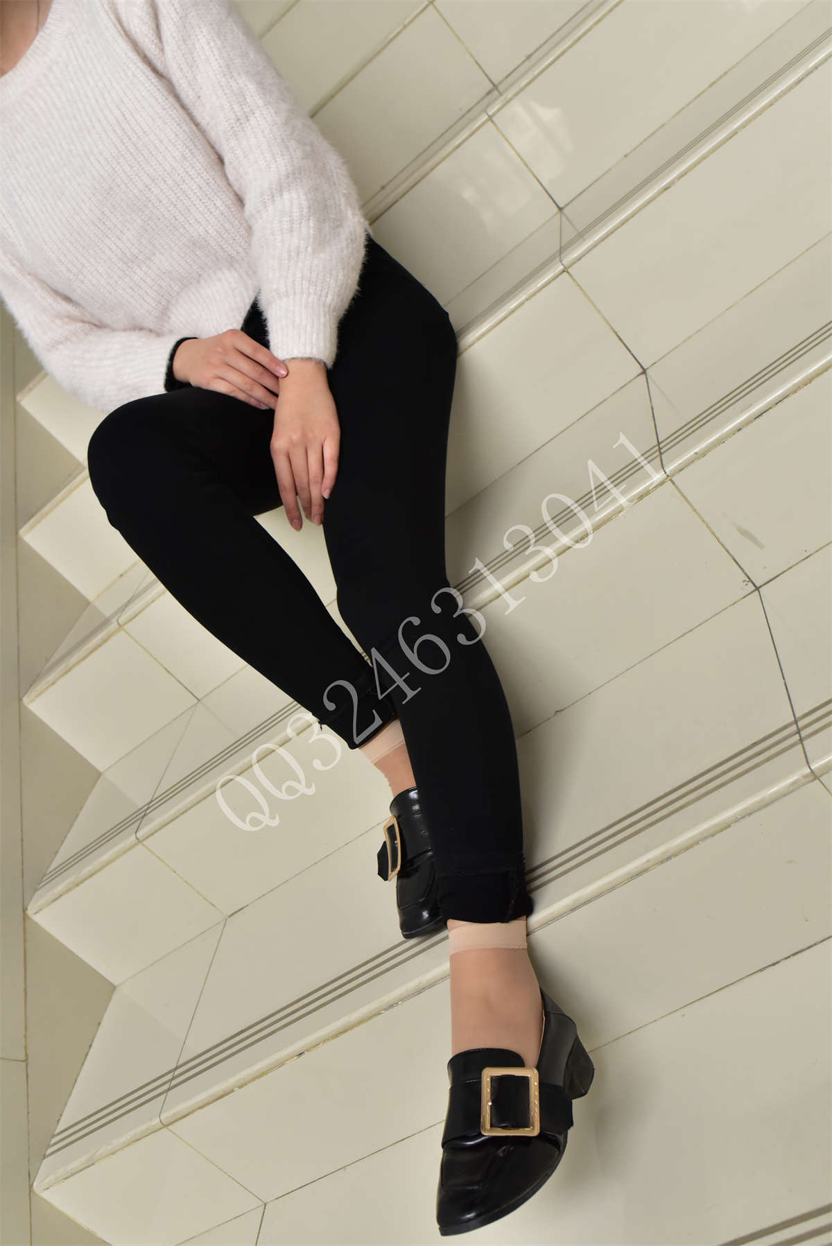 图片[2]-大生模拍 NO.060 晨晨 短丝秀-日更街拍