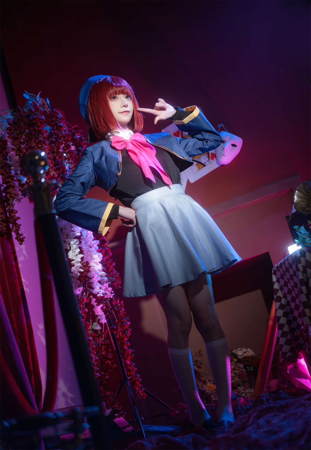 图片[2]-动漫Cos博主-绮太郎Kitaro 有马加奈-日更街拍