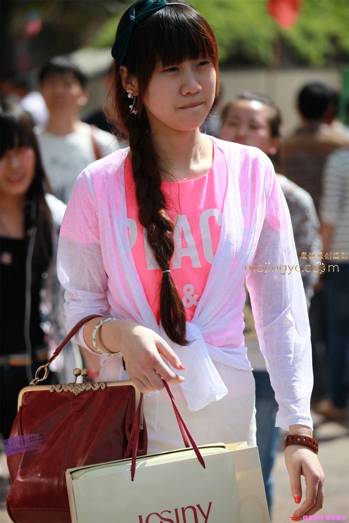 图片[2]-李欢原创-白色裹身裙（13P）-日更街拍