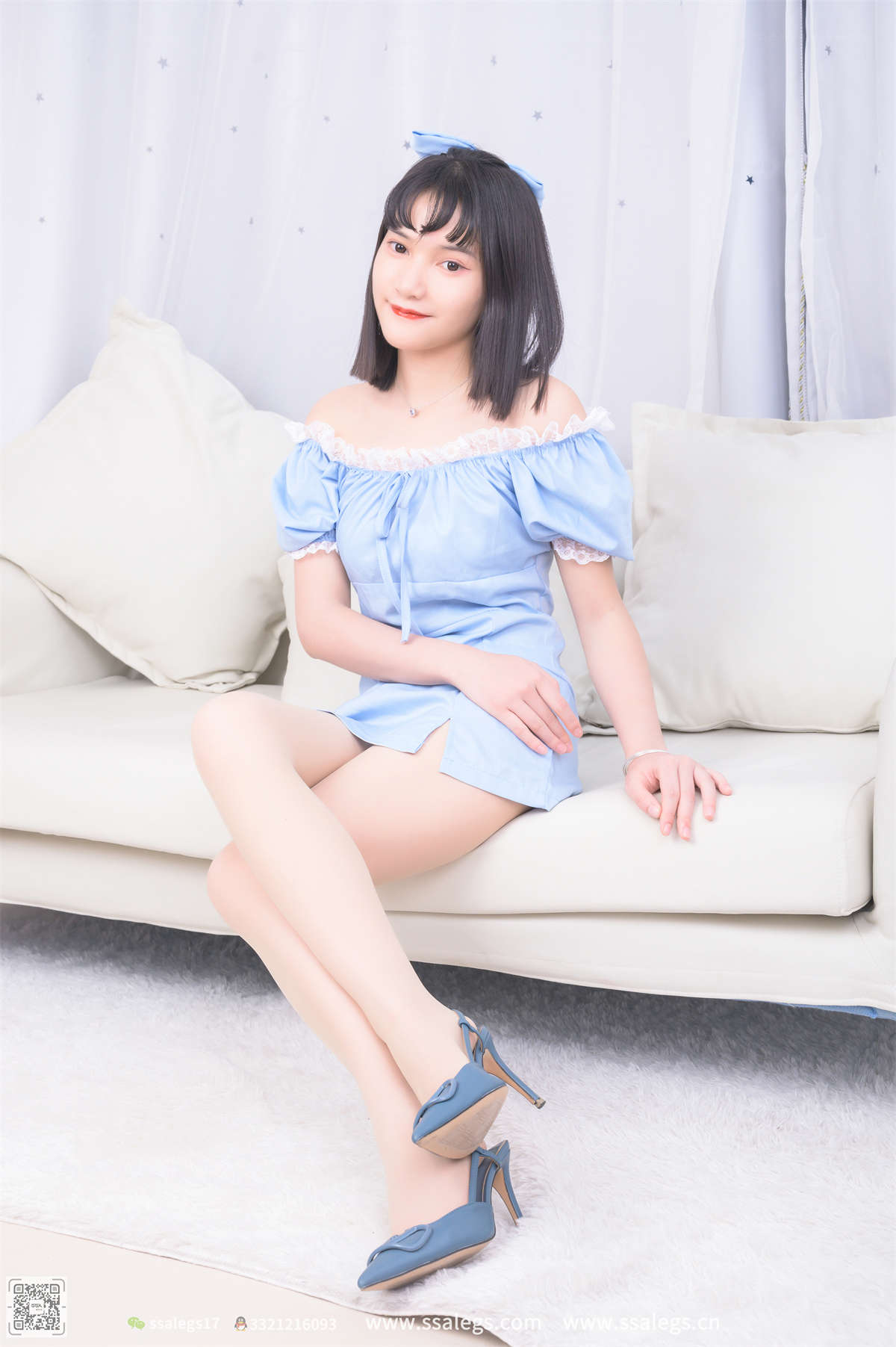 SSA丝社 NO.514 冰冰 肉丝袜写真（上）-日更街拍