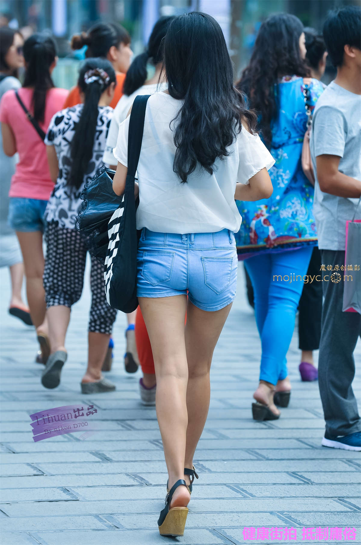 图片[2]-李欢原创-短裤，长腿（10P）-日更街拍