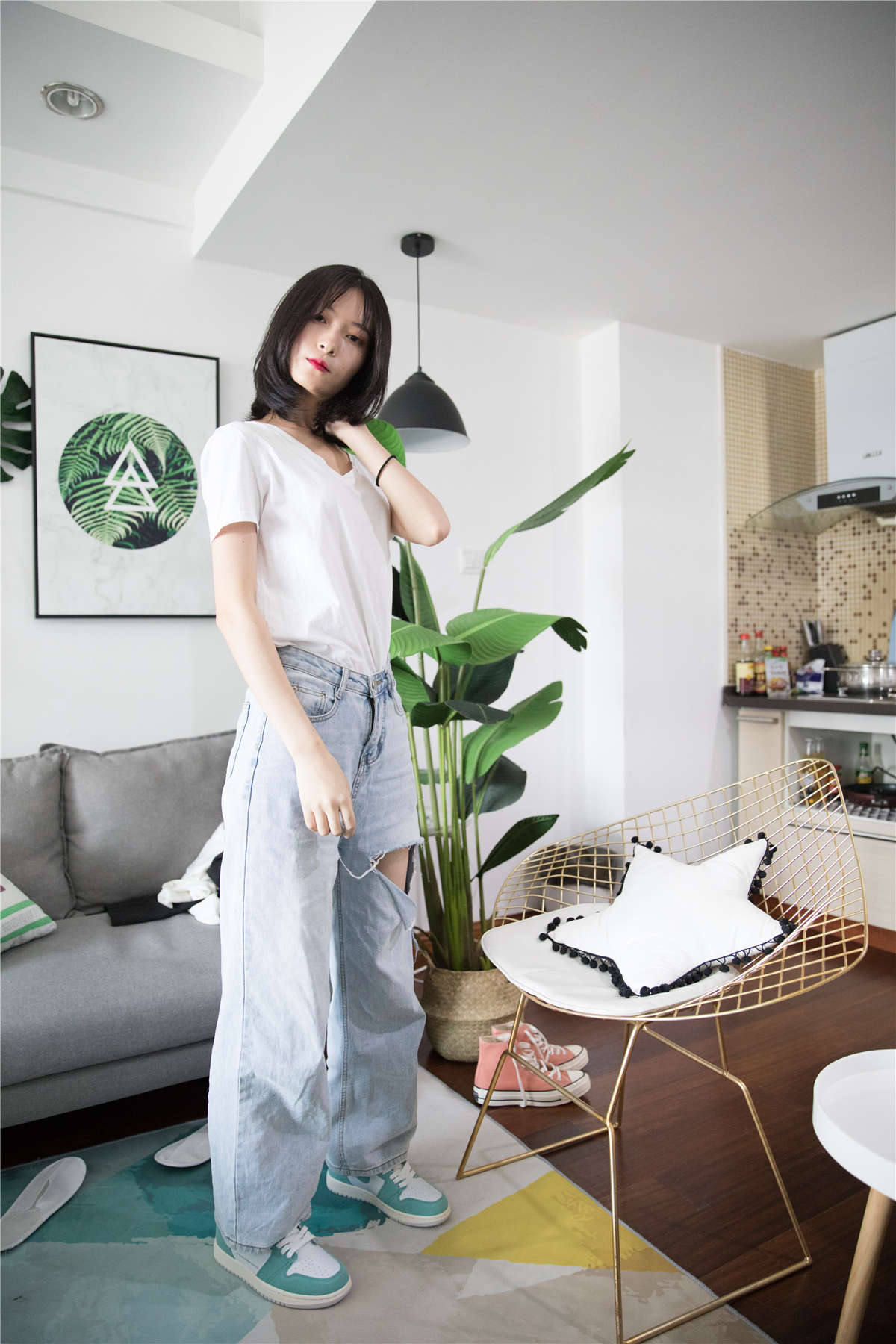 物恋传媒201期：猫耳-清新INS风-日更街拍