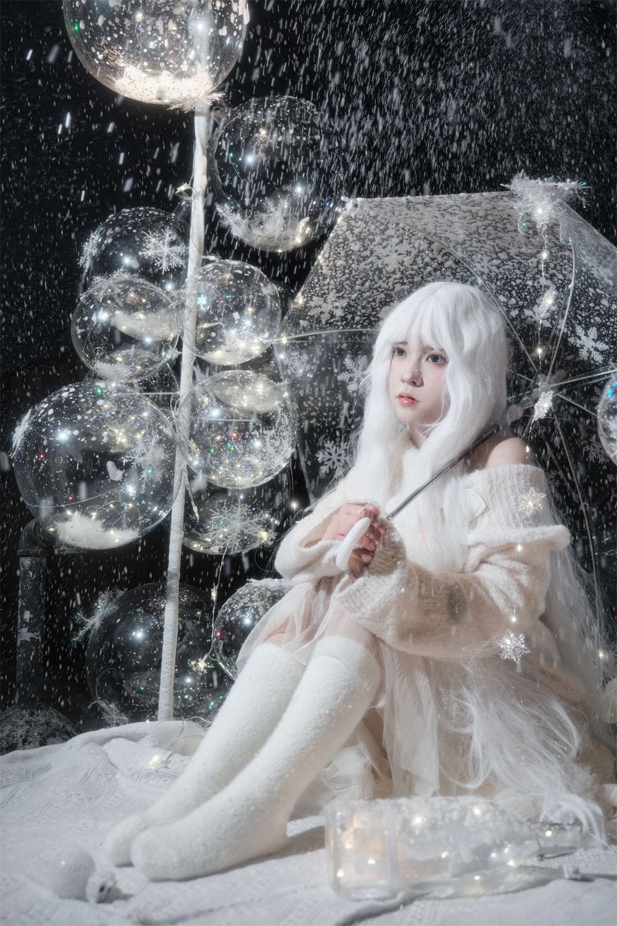 YITUYU艺图语 2025.02.20 雪夜精灵 悲伤薯条555-日更街拍