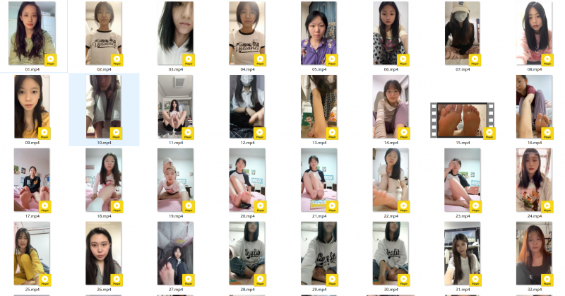 大学生面试足模脚模视频合集-日更街拍